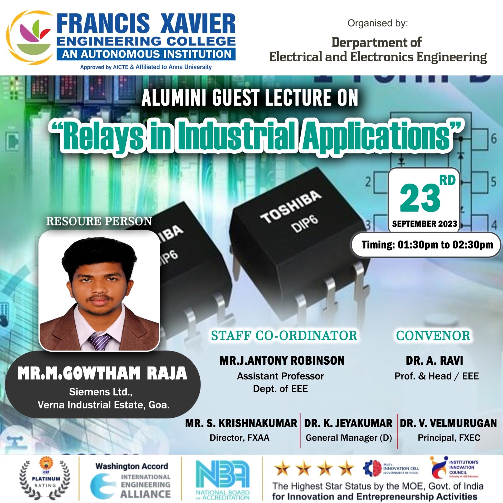 Guest Lecture on Relays in Industrial Applications